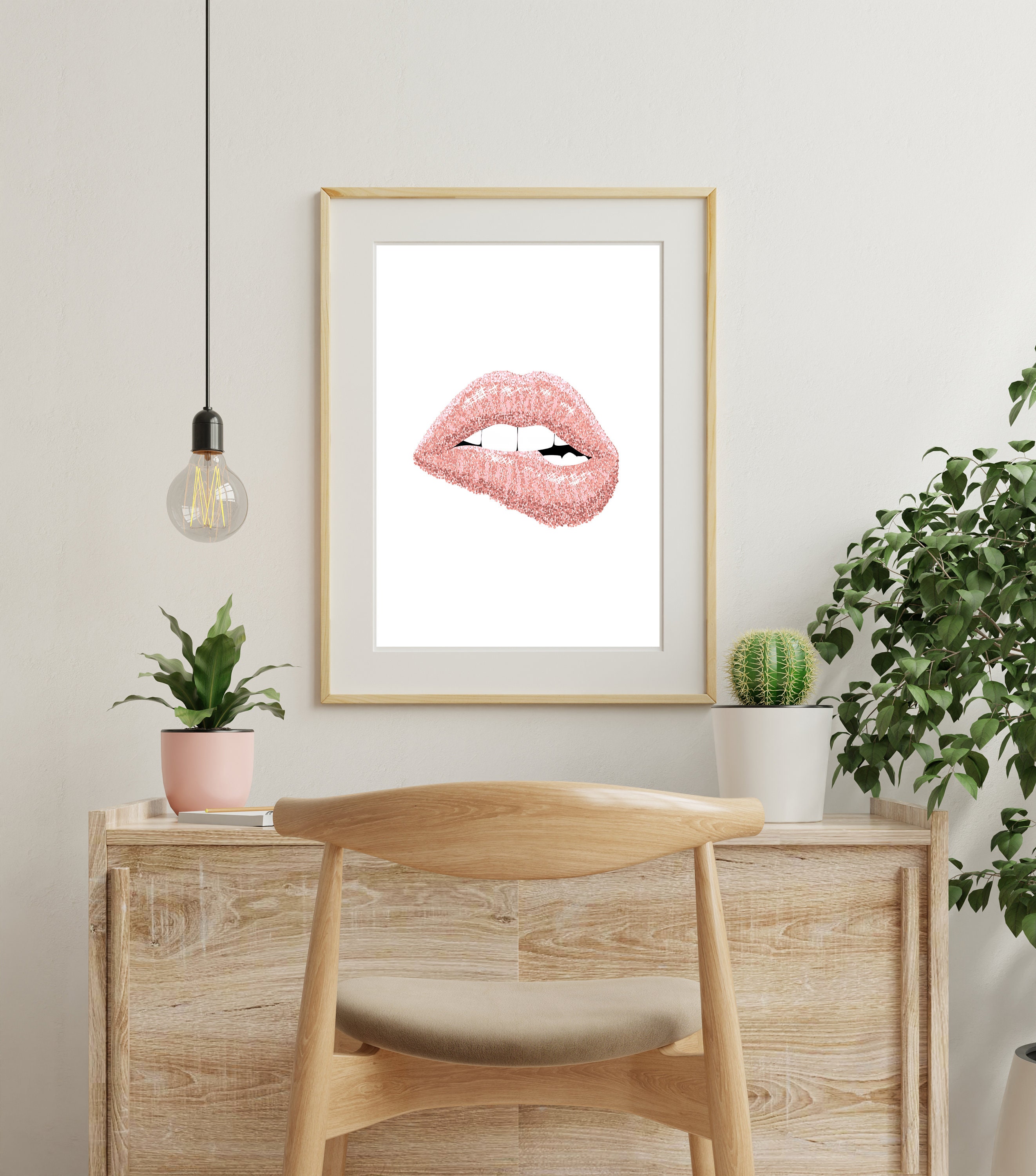 ▷ LV pink lips by Sarah B., 2020, Print