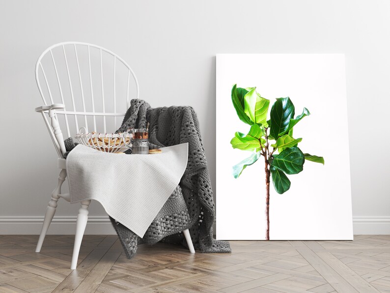Leaf Art Print Botanical Wall Art Green Leaf Art Nature Etsy