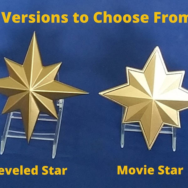 Captain Marvel (Carol Danvers) Inspired Chest Star