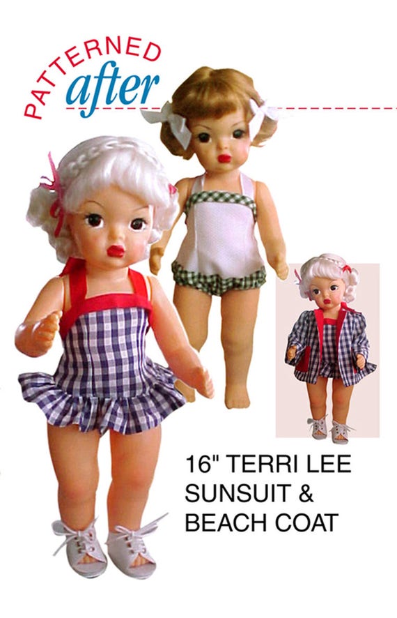 ASIAN COSTUME CLOTHING PATTERN FOR 16/" TERRI LEE DOLL
