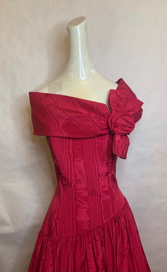 80s taffeta prom clearance dress