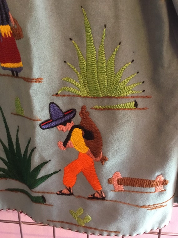 Embroidered Mexican tourist Jacket