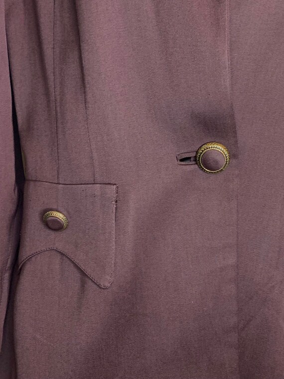 1940s Brown Gaberdine Suit - image 4