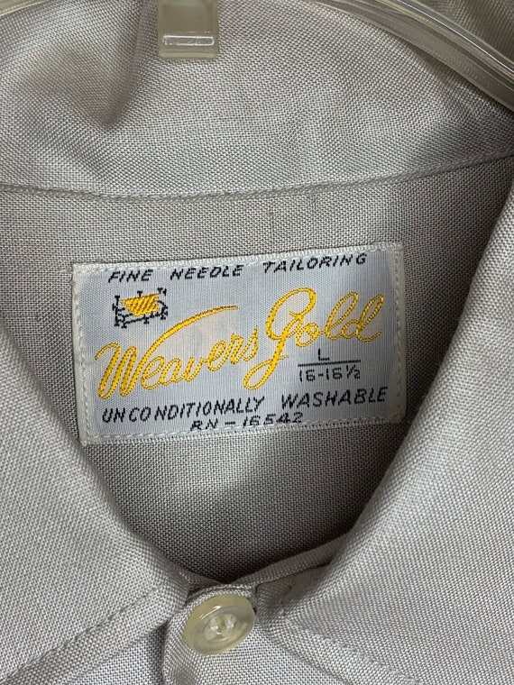 Late 50s Pale Grey Shirt, Unisex - image 4