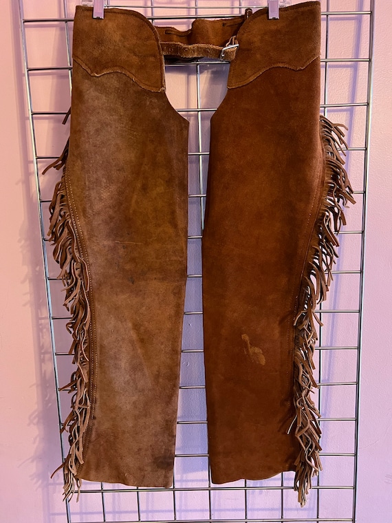 Suede fringed Chaps