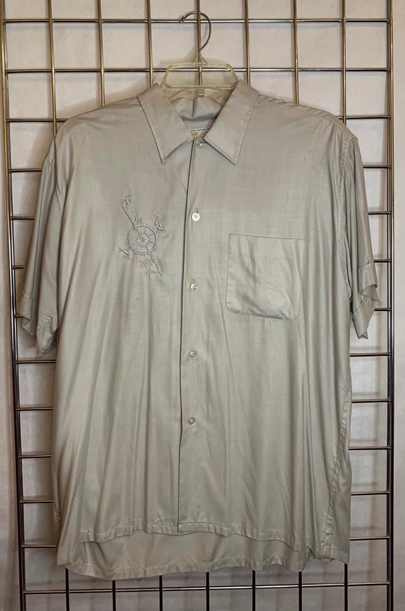 Late 50s Pale Grey Shirt, Unisex