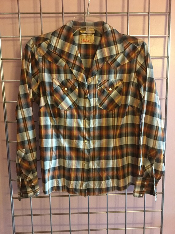 Vintage plaid cowgirl shirt SALE NOW 50