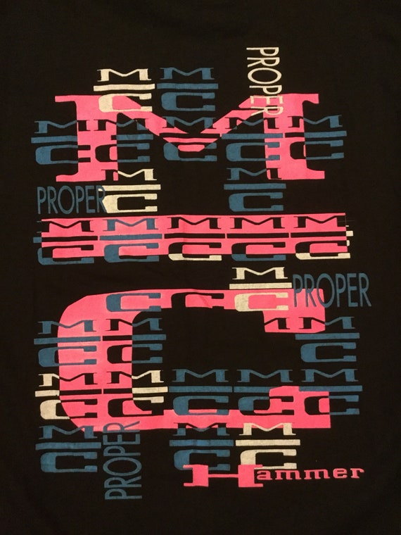 Vintage 1991 MC Hammer Tee FREE SHIPPING usa - image 5