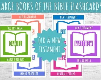 Books of the Bible Flashcards: Old & New Testament Cards (Digital Download)