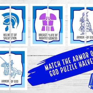 Armor of God Puzzle Cards | Armor Puzzle Game | Armor of God Game ...