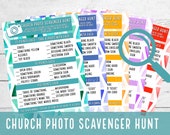 Church Photo Scavenger Hunt Game: Kids Bible Activity (Printable)