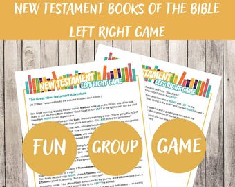 New Testament Bible Game: Left Right GamePDF)