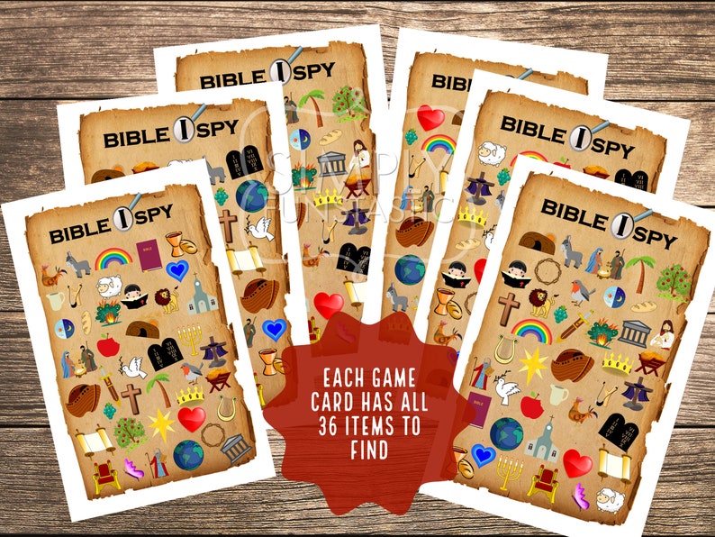 I Spy Printable And Bible I Spy Printable And Bible