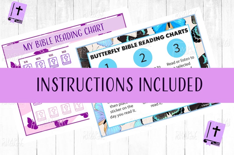 Butterfly Bible Reading Charts Bible Chart Butterfly Chart Bible Lesson
