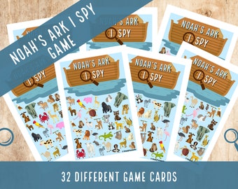 Noah's Ark I Spy Game: Bible VBS Activity (Digital Download)