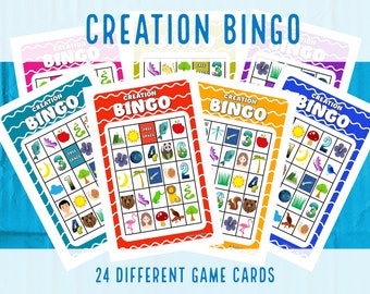 Creation Bingo Game: Sunday School Bible Game (Instant Download)