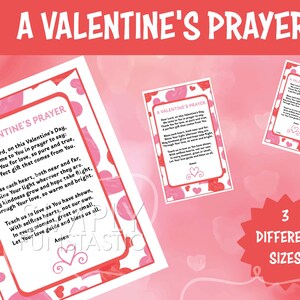 A Valentine&#39;s Prayer, Valentine Favor Tag, Valentine Poem Prayer, Valentine Gift, Church Gift, Holiday Favor Tag, Valentine Candy Tag