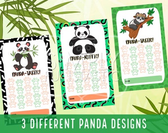 Panda Reward Charts: Classroom, Homeschool, Potty Training (Download & Print)