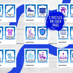 Armor of God Puzzle Cards | Armor Puzzle Game | Armor of God Game ...