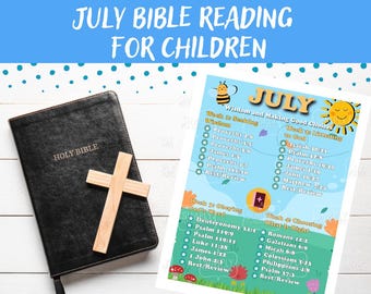 Kids&#39; July Bible Reading Plan: Wisdom & Scripture (Printable PDF)