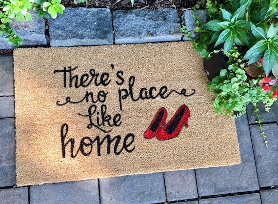 There S No Place Like Home Door Mat Outdoor Rug