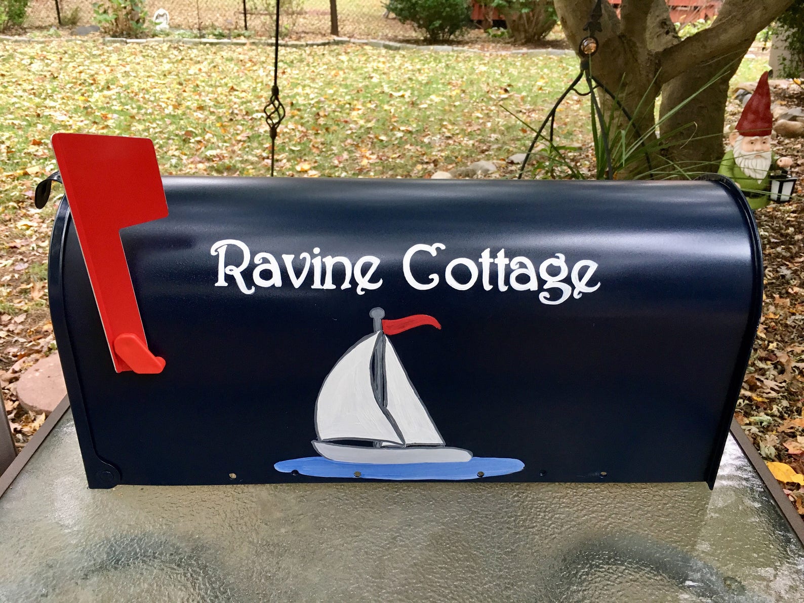Sailboat Mailbox Nautical Mailboxes Custom Mailboxes Etsy