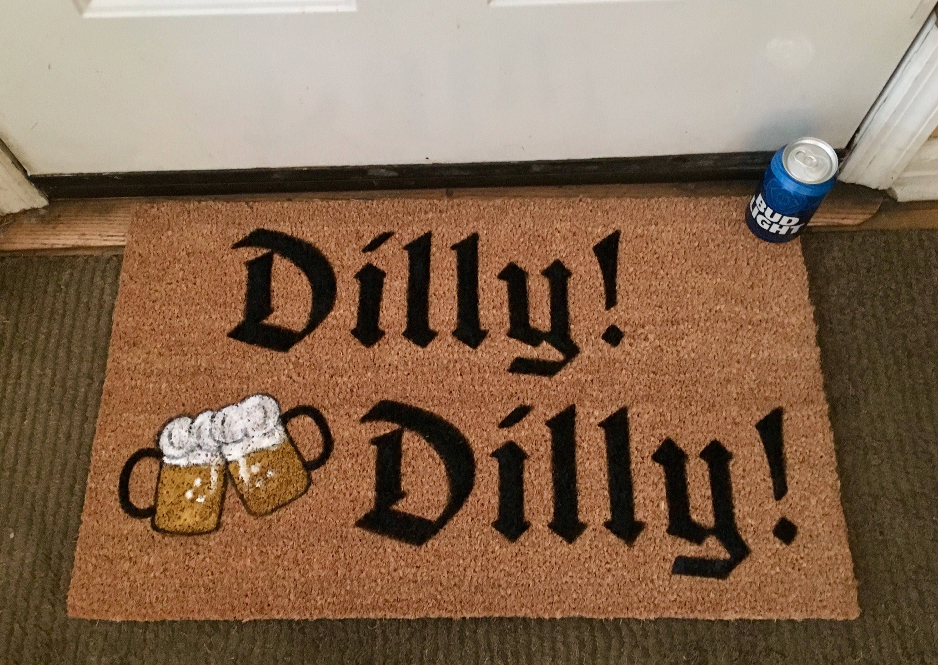 Dilly Dilly Door Mat Funny Door Mat Custom Doormat Welcome Mat Funny Doormats With Sayings Outdoor Rug