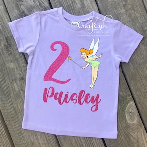 Tinkerbell Birthday Girl or Personalized Disney Magic Bodysuit/Tee