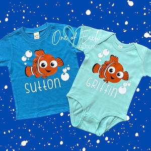 Personalized Nemo Bubbles Disney Tee/Bodysuit
