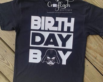 Star Wars Darth Vader Birthday Boy Tee/Bodysuit
