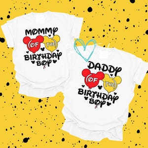 Mickey Mouse Balloon Birthday Bodysuit/Tee image 2
