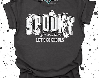 Spooky Season Let's Go Ghouls Halloween Bodysuit/Tee