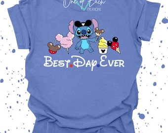 Stitch Best Day Ever Disney Tee/Bodysuit