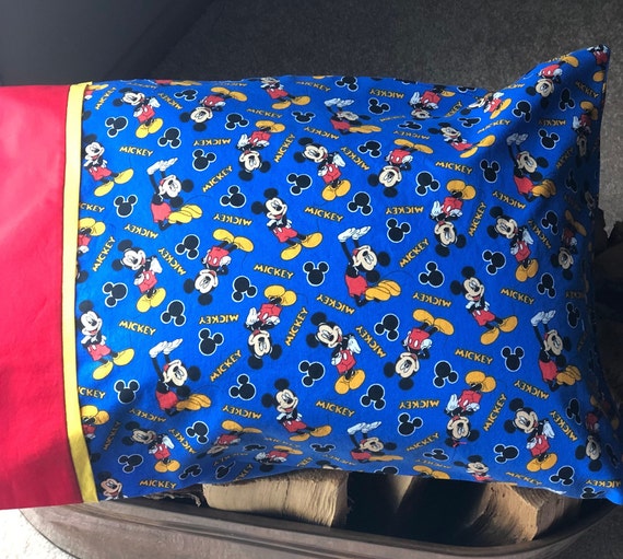 Mickey Mouse Pillowcase Big Boy Bedroom Ideas Kids Bedroom Disney Room Ideas Mickey Mouse Bedroom Ideas Toddler Pillowcase Toddler Bedding