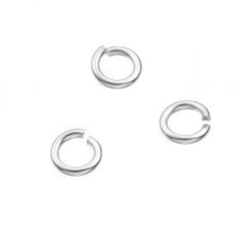 5MM 8MM 6MM Open Jumping Snapping Sterling Silver 4MM 7MM