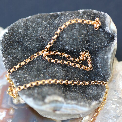 14k Gold Filled Rolo ROLO Chain by the Foot 1.5-2.0-2.5-3 - Etsy