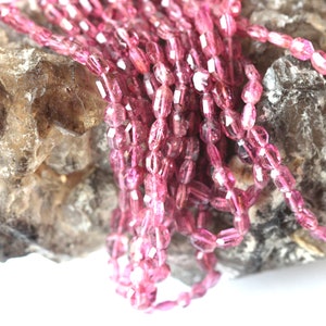 Natural Gemstone Pink Tourmaline Faceted Nuggets image 2