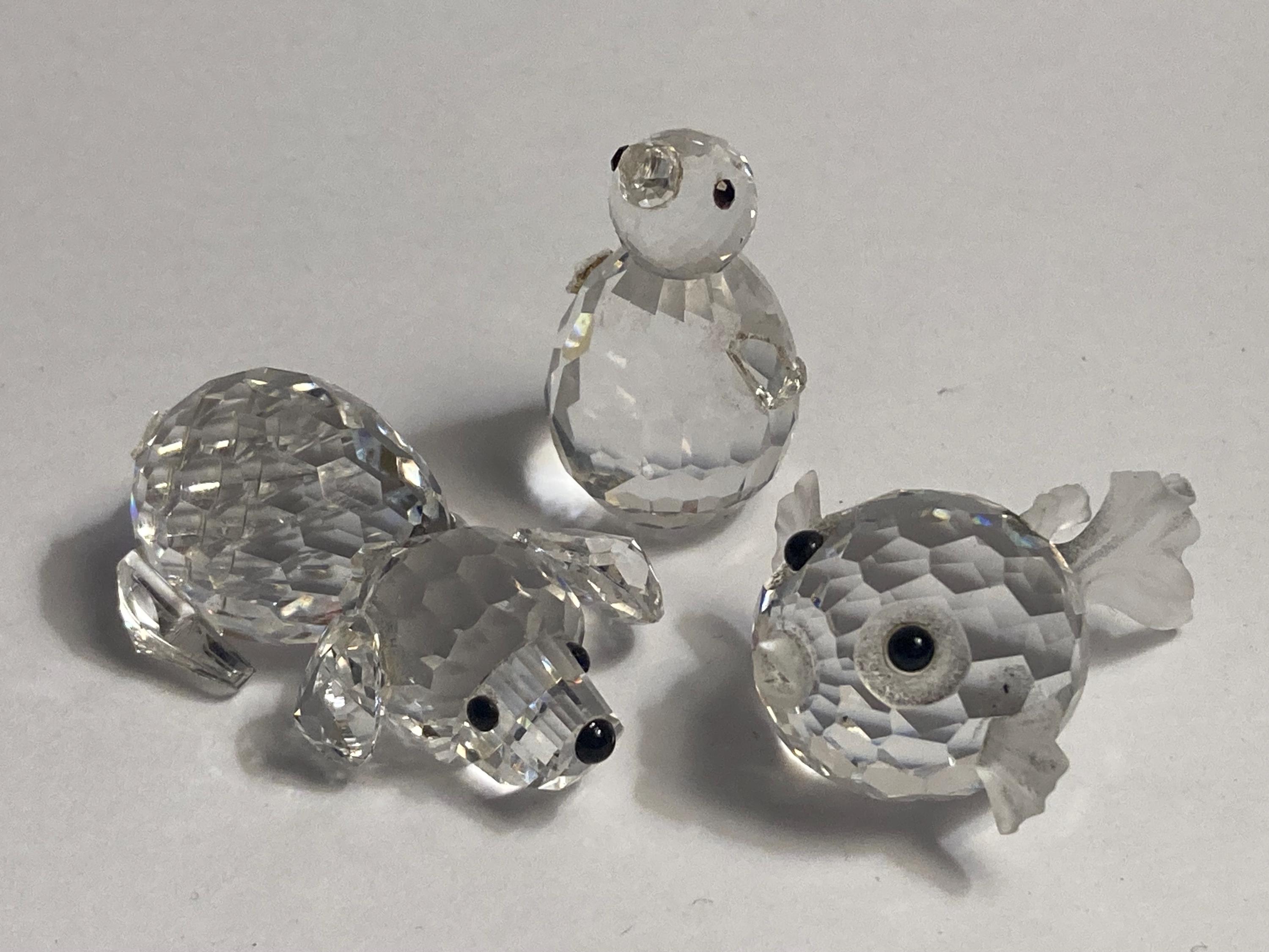Swarovski クリスタル 魚の彫刻 Swarovski Tutelary Spirit Admirable Fish