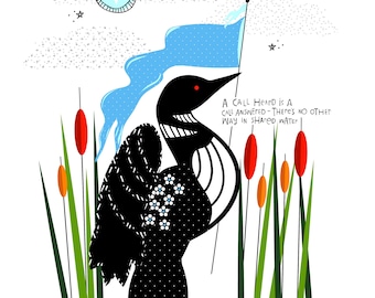 Same Water // Original Poetry Print // 8x10 Art Print