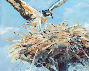 Osprey Painting | Etsy