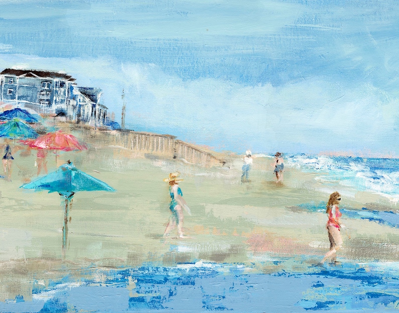 I Love Bethany Beach Fine Art Giclee Bethany Beach Print Etsy