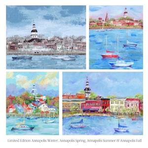 Annapolis Four Seasons : All four Seasons of Annapolis Prints