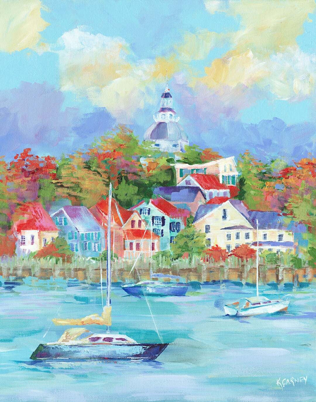 Annapolis Fall : Fine Art Giclee Annapolis Fall Print From Original ...