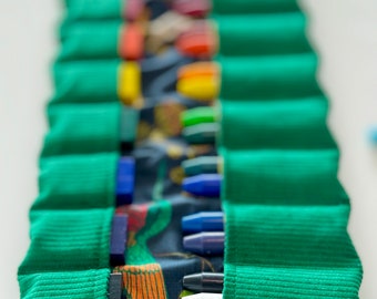 Hummingbird-krijtkrijt met 16 vakken. Waldorf- en montessorikleurpotlood voor Stockmar- of Filana-kleurpotloden. Handgemaakt in de VS.