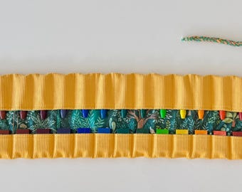 Sunny Forest-krijtkrijt met 16 vakken. Waldorf- en montessorikleurpotlood voor Stockmar- of Filana-kleurpotloden. Handgemaakt in de VS