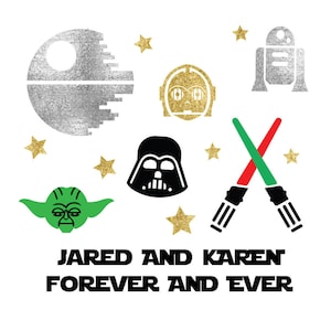 INTERGALACTIC PERSONALIZED métallisé temporaire semi-personnalisé Flash Tattoo - anniversaire, mariage, tatouage métallique, faveur de fête