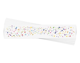 Tatuajes Flash PECAS DE CONFETI ARCOÍRIS / 10 tatuajes temporales de pecas / Pecas faciales / Recuerdo de fiesta arcoíris / Pegatina arcoíris