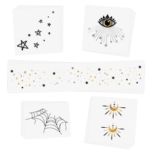 Resting Witch Face tattoos | 25 Halloween temporary tattoos, Halloween costume, Halloween party supplies, Witch costume, Spider web