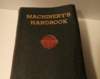 Maschinen-Handbuch 1952 Oberg, Jones