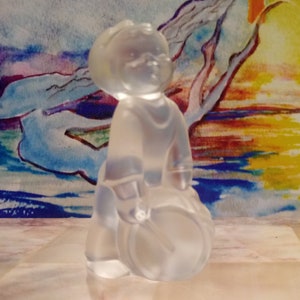 Satin Glas Kristall Drummer Boy